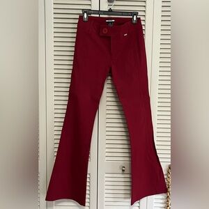 GUESS Jeans Red Bootcut Trousers Size 27 Y2K Stretch
